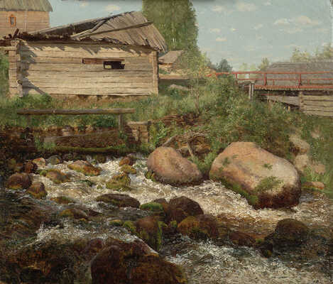 Киселёв Александр Александрович. У разрушенной мельницы